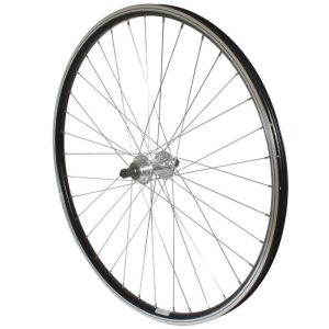 Roue VTT Patin Blocage 26" Gravity Arriere Alu Noir Double Paroi Moyeu Alu Roue Libre 7-6V