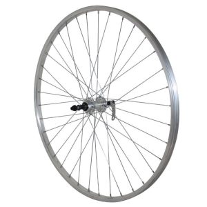 Roue VTC Patin Blocage 700 X 35 - 28" Alu Arriere Moyeu Alu Roue Libre 7-6V 36 Rayons Jante 21C