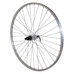Roue VTC Disque - Patin Blocage 700 X 35 - 28" Alu Arriere Moyeu Qc300 Centerlock Cassette Shimano 11-10-9V 36 Rayons Jante 21C