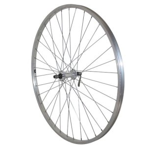 Roue VTC Patin Blocage 700 X 35 - 28" Alu Avant Moyeu Alu 36 Rayons Jante 21C