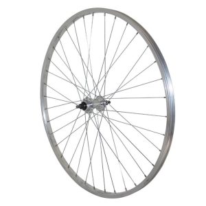 Roue VTC - City Patin 700 X 28 - 35 Arriere Jante et Moyeu Alu Axe Plein Roue Libre 1V (Vendu Avec Ecrou 10X100) Jante 19C