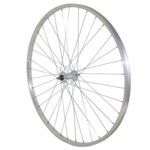 Roue VTC - City Patin 700 X 28 - 35 Avant Jante et Moyeu Alu Axe Plein (Vendu Avec Ecrou 9X100) Jante 19C