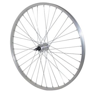 Roue VTT Patin 26" Alu Arriere Moyeu Alu Axe Plein Roue Libre 7-6V (Vendu Avec Ecrou 10X100) Jante 21C