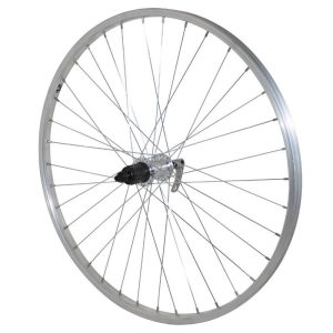 Roue VTT Patin Blocage 26" Alu Arriere Moyeu Shimano Qc300 10-9-8V Compatible 7V 36 Rayons Jante 21C