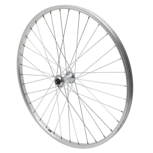 Roue VTT Patin Blocage 26" Alu Avant Moyeu Alu Jante 21C
