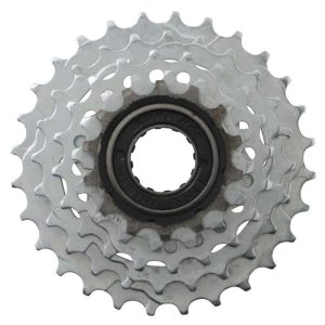 Roue Libre 5V. Sunrace 14-28 Argent Indexee (En Boite)