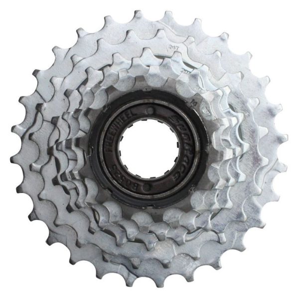 Roue Libre 6V. Sunrace 14-28 Argent Indexee (En Boite)