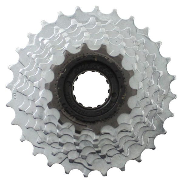 Roue Libre 7V. Sunrace 14-28 Argent Indexee (En Boite)