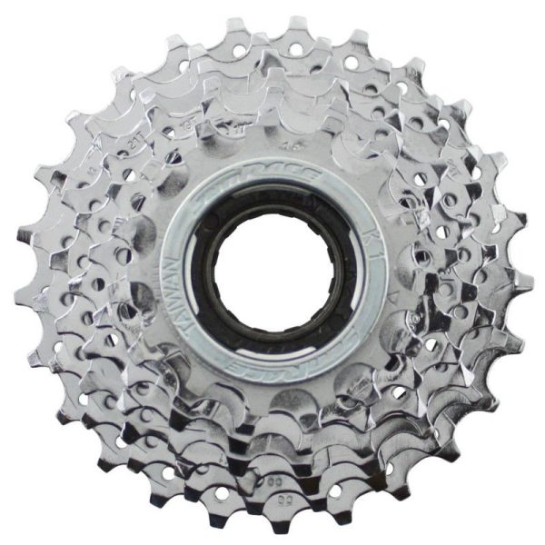Roue Libre 7V. Sunrace 13-25 Chrome Indexee (En Boite)