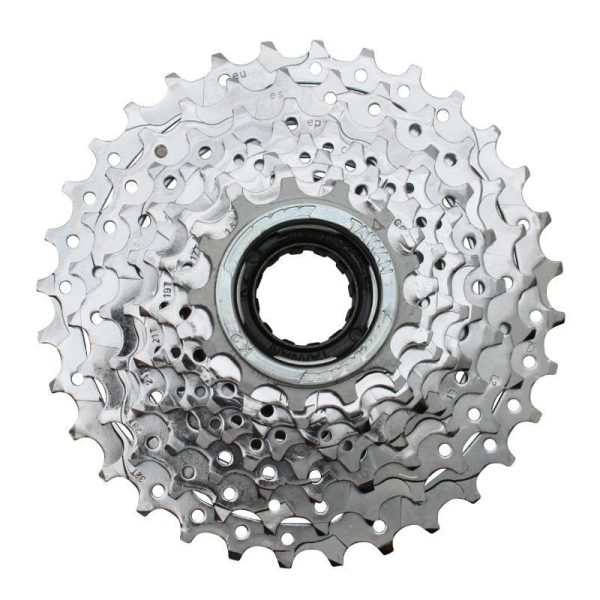 Roue Libre 8V. Sunrace 13-32 Argent Indexee (En Boite) (Compatible Vae Moteur Roue Arriere) 13-14-15-16-18-21-24-28-32