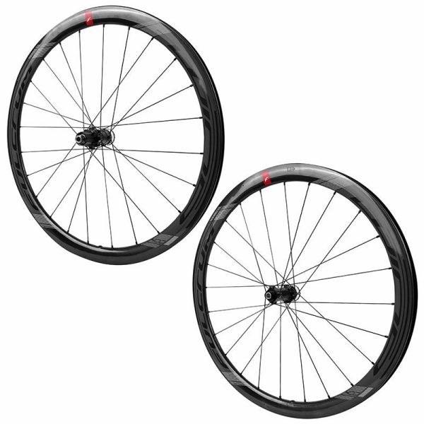 Roues Route Disque 700 Fulcrum Wind 40 Carbone Noir Centerlock Cassette Shimano 11-10 V (Paire)