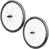 Roues Route Disque 700 Fir Fc Evo 38 Light Centerlock Carbone Noir Cassette Shimano 12V Axe Traversant 12-100 Et 12-142 Hauteur-Profil 38 mm (Paire) Poids 1270 G -Tubeless Ready-