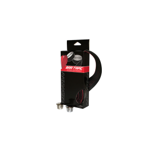 Ruban de Guidon - Cintre Newton Noir Effets Rouge Avec Bouchons (Super Resistante et Confortable)