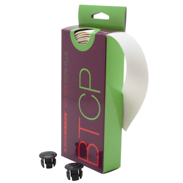 Ruban de Guidon - Cintre Bike Ribbon Cork Plus Blanc Sans Liege