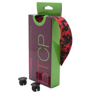 Ruban de Guidon - Cintre Bike Ribbon Cork Plus Noir-Rouge