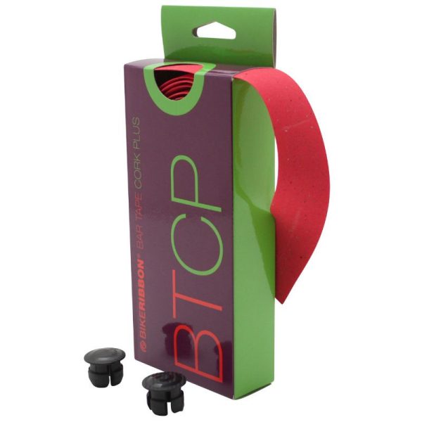 Ruban de Guidon - Cintre Bike Ribbon Cork Plus Rouge Avec Liege