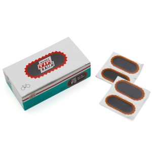 Rustine Chambre Tip Top F2 Rouge Ovale 50X25mm (Boite de 100) (500 0191)