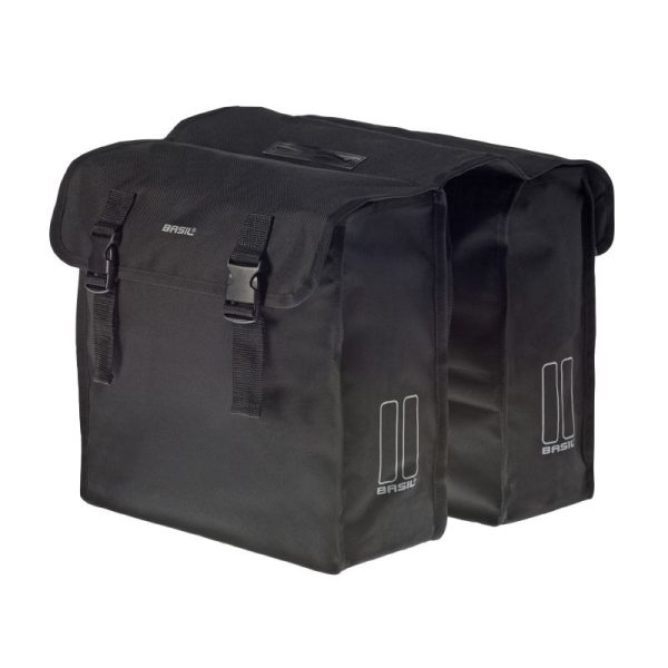 Sacoche Arriere Velo Double Basil Mara Xl 35L Noir (35X15X30Cm)
