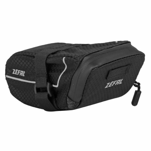 Sacoche de Selle Velo Zefal Zlight Pack Xs 0,3L Noir-Gris Fixation Velcro