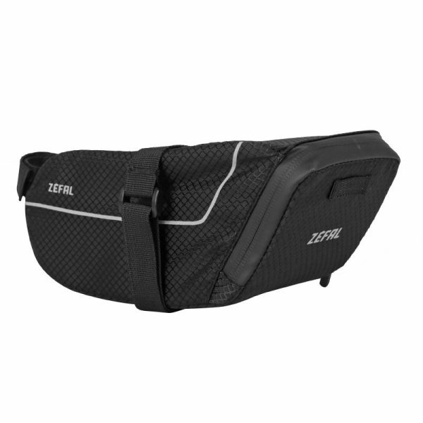 Sacoche de Selle Velo Zefal Zlight Pack L 1,4L Noir-Gris Fixation Velcro