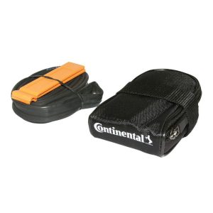 Sacoche de Selle Velo Continental Route Avec Chambre a Air 700C Presta 60mm + 2 Demontes Pneus Course