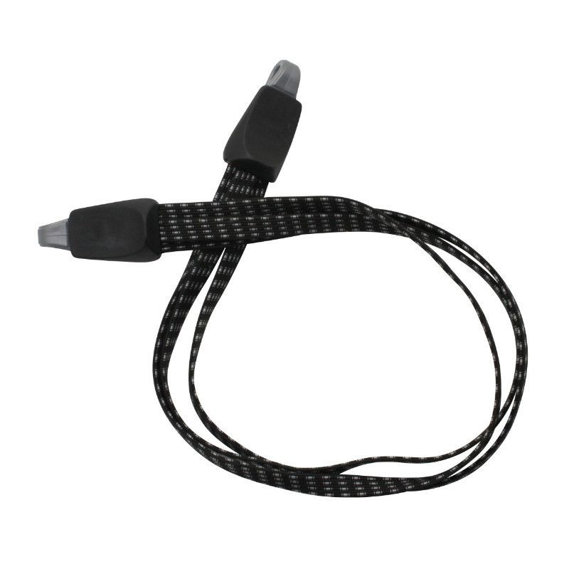 Sandow - Tendeur Velo Plat Double Fil Avec Crochets 580mm Noir-Gris (Vendu A L Unite)