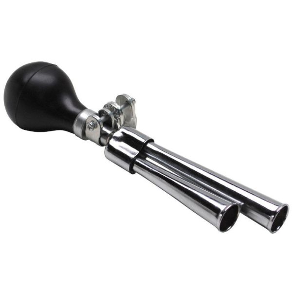 Sonnette A Trompe Chrome 2 Sons (Vendu A L'Unite)