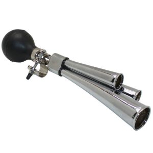 Sonnette A Trompe Chrome 3 Sons (Vendu A L'Unite)