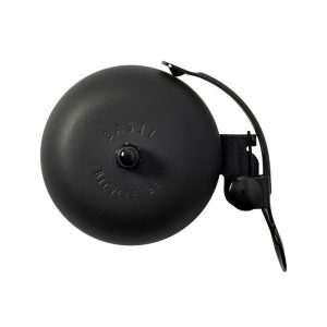 Sonnette Timbre Basil Velo - Trottinette Portland Colori Noir Mat Diam 55mm Fixation 22,2-25,4mm (Vendu A L'Unite)