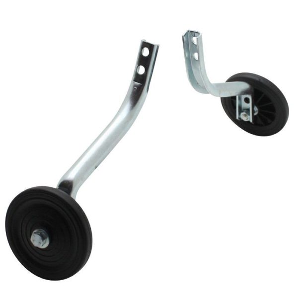 Stabilisateur Velo Gravity Small Roue Plastique Noir 12"-14'' (Paire)