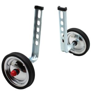 Stabilisateur Velo Newton Roue Acier Chrome 12-20" (Paire)