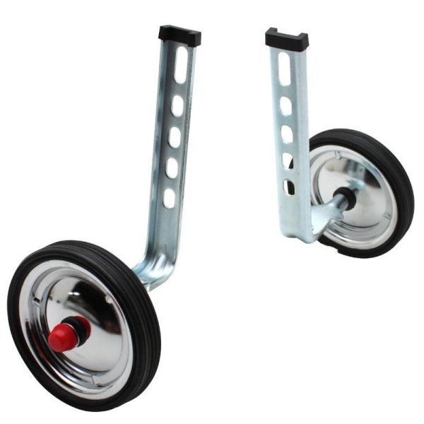 Stabilisateur Velo Newton Roue Acier Chrome 12-20" (Paire)