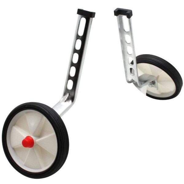 Stabilisateur Velo Newton Roue Plastique Blanc 12-16" (Paire)