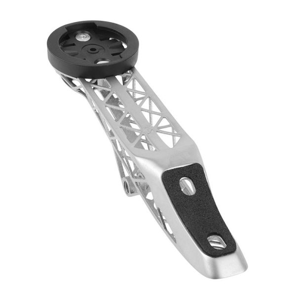 Support Gps - Compteur 3D Titane Fixation Pour Cintre Scott Addict Rc Compatible Garmin 1050 19.7G (Livre Avec Support Garmin, Bryton, Wahoo) -Newton-