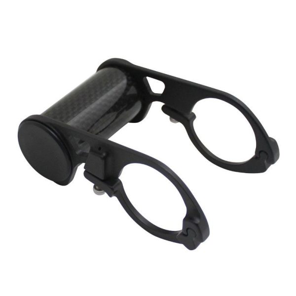 Support Compteur Carbone Pour Cintre 31,8mm Noir 32G (Largeur 45mm et Diametre 25mm)