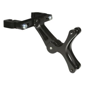 Support Pour 2 Porte Bidon Alu Noir Fixation Chariot de Selle (Vendu A L Unite Sur Carte)