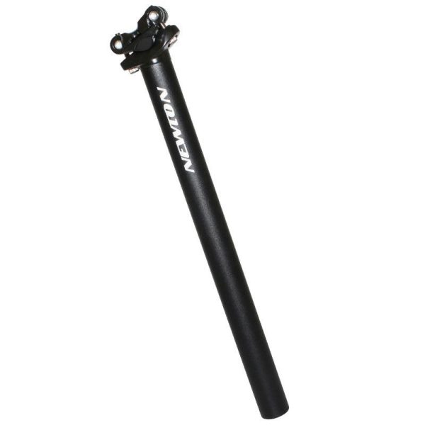 Tige de Selle VTT Newton Alu Noir Diam 31,6 L400mm (Sur Carte)