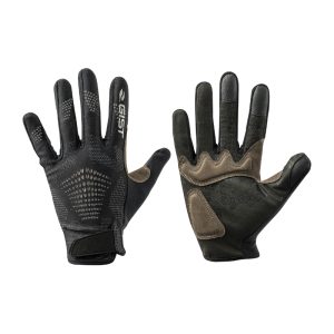 Gants Velo VTT Long Gist Hero Gravel Noir L (Paire Sur Carte)  Compatible Ecran Tactile -5507