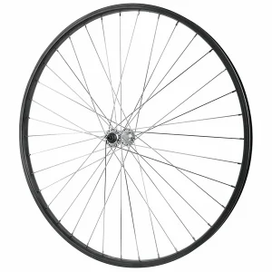 Roue Vtc Patin Blocage 700 - 28" Alu Avant Moyeu Alu 36 Rayons Jante 21C -Poids Max 110 Kg-