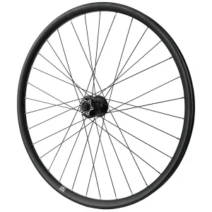 Roue Gravel - Route Disque Blocage 700 Pulse 23 Double Paroi Avant Moyeu Shimano Deore M475 Disque 6 Trous Tubeless Ready Noir Jante 23C 32 Rayons -Poids Max 150 Kg-