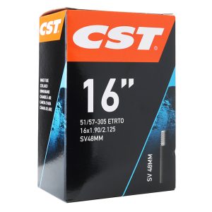 Chambre À Air Velo 16 X 1.90-2.125 Cst Valve Standard 48 Mm