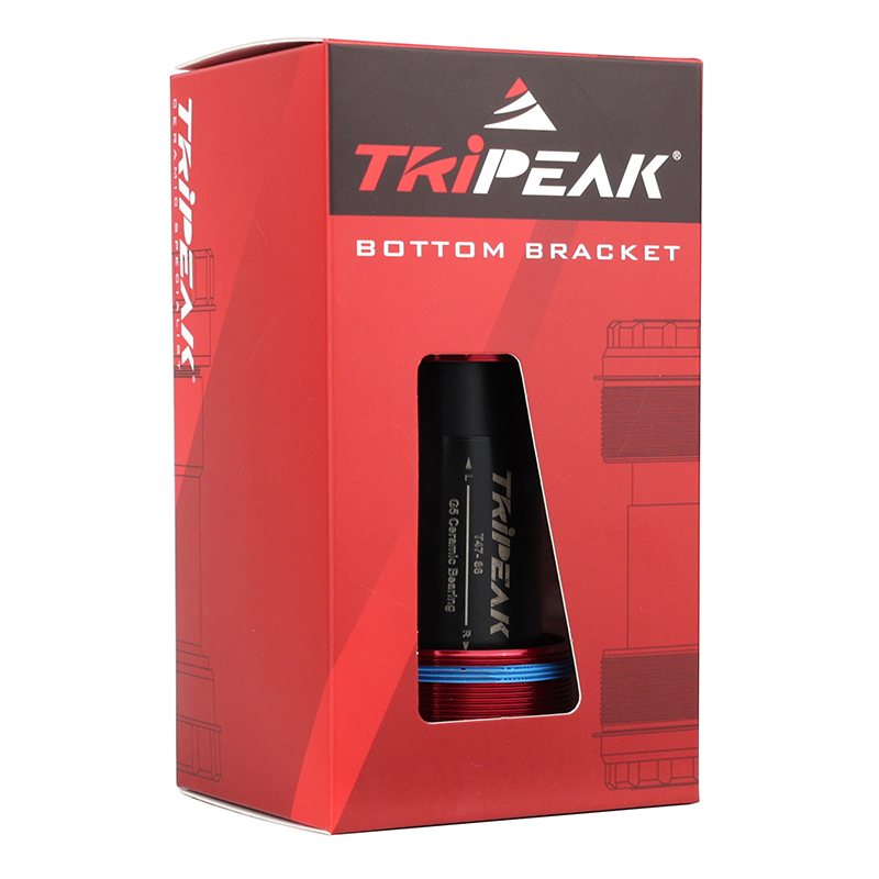 Cuvette Integre Boitier Filete Route Tripeak 3En1 Ceramique Boite de 86 mm Diam de 47 mm Pour Axe 24 mm, 28.99 mm, 30 mm (Compatible SRAM Dub, Rotor 3D, Shimano, Colnago, Trek, Seka) -Cuvette Rouge- – Image 6