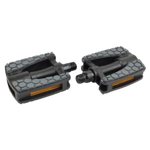 Pédale City Union Resine Noir-Gris 9-16" (Paire En Sachet)