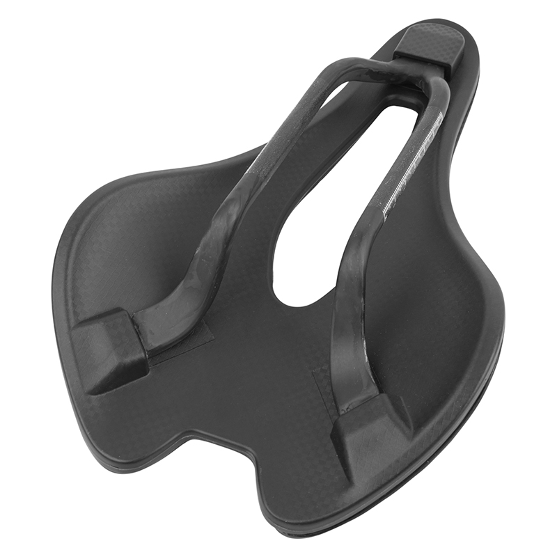 Selle 3D Carbone T809 Noir Ouverte 245X143 Rail Titanium Poids 200G (Poids Max 90Kgs) -Newton- – Image 5