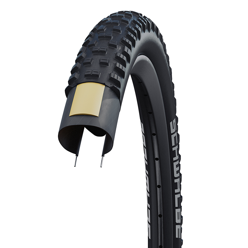 Pneu VTT 27.5 X 2.60 Schwalbe Tough Tom Noir TR (65-584) (650B) Renfort K-Guard – Image 3
