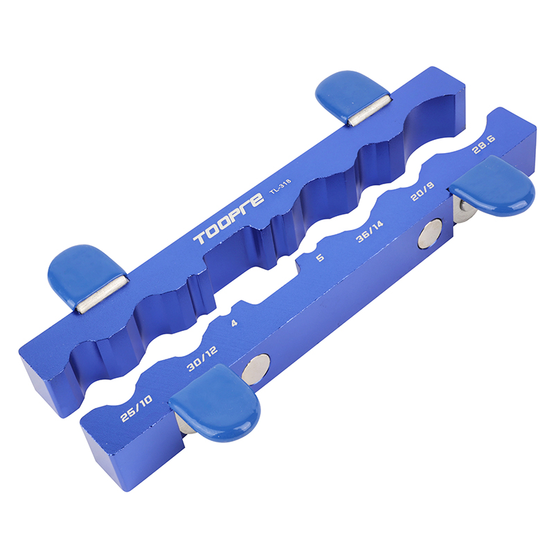 Outil Mors Pour Etau de Maintenance Toopre 200 Mm Pour Tige de Selle, Pivot de Fourche, Axe Moyeu, Pédale, Durite Frein Hydraulique, Demonte Roue Libre, Cable Dérailleur, Pedalier (Vendu à La Paire)