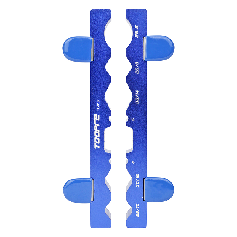 Outil Mors Pour Etau de Maintenance Toopre 200 Mm Pour Tige de Selle, Pivot de Fourche, Axe Moyeu, Pédale, Durite Frein Hydraulique, Demonte Roue Libre, Cable Dérailleur, Pedalier (Vendu à La Paire) – Image 2