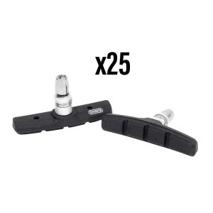 Porte Patin Frein VTT V-Brake à Vis Symetrique Elvedes 70Mm Noir (Boite de 25 Paires)