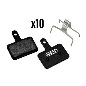 Plaquette de Frein VTT Shimano Deore M525-M515-M475-C501-C601-T615-T675, Acera M3050, Alivio M395-M446-4050, Altus M315-M365-M375,Mt200-400-410-500-Ur-300 (Elvedes Medium) (Box de 10 Paires)