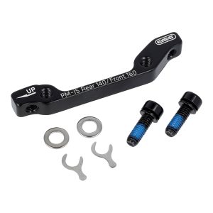 Adaptateur Frein à Disque VTT Avant - Arriere Elvedes Etrier Post-Mount Disque 160 Mm  Sur Fourche Et 140 Mm Sur Cadre International